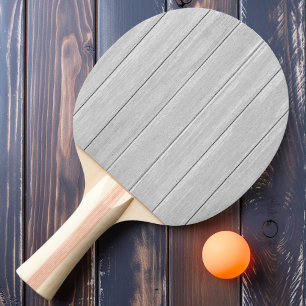 Raquette De Ping Pong Panneaux en bois gris poli
