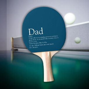Raquette De Ping Pong Papa Définition Bleu Fête des pères moderne