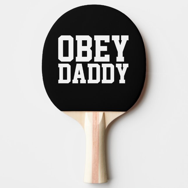RAQUETTE DE PING PONG PAPA OBEY DADDY PING PONG PADDLES (Devant)