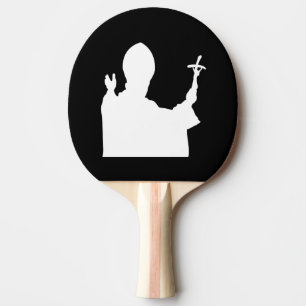 Raquette De Ping Pong Pape Silhouette