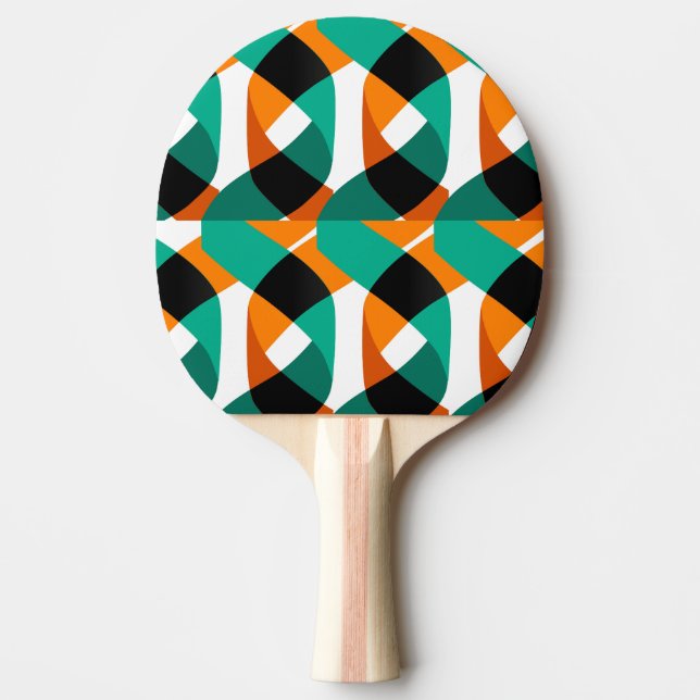Raquette De Ping Pong Papier peint rétro : Conception Vintage (Devant)