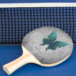 Raquette De Ping Pong Papillon à bijoux turquoise