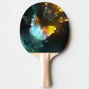 Raquette De Ping Pong Papillon lumineux et papillons de nuit