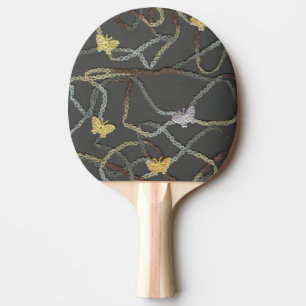 Raquette De Ping Pong Papillons flottants