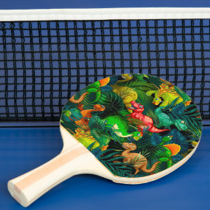 Raquette De Ping Pong Parc Dinosaur