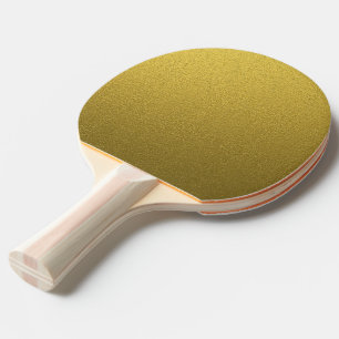 Raquette De Ping Pong Parties scintillantes étincelantes d'or