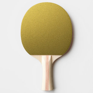Raquette De Ping Pong Parties scintillantes fascinantes d'or