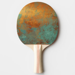 Raquette De Ping Pong Patina métallique riche en cuivre