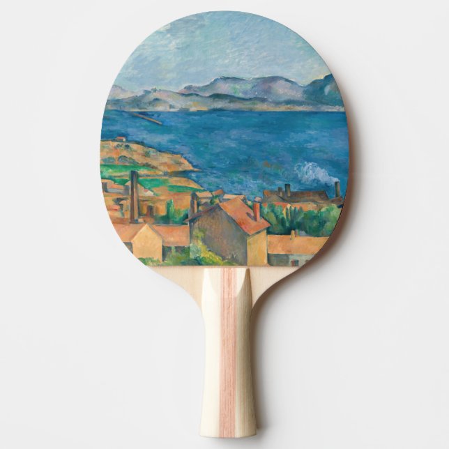 Raquette De Ping Pong Paul Cezanne - Baie de Marseille, vue d'Estaque (Devant)