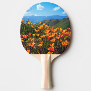 Raquette De Ping Pong Pavot de Californie recouvrant une colline