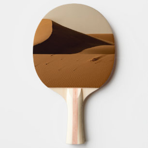 Raquette De Ping Pong Paysage du désert des dunes de sable