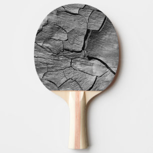 Raquette De Ping Pong Paysage fissuré dans le désert ultra sec