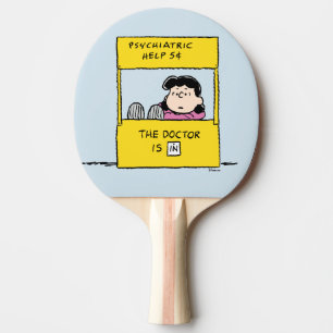 Raquette De Ping Pong Peanuts   Lucy & the Doctor Is In
