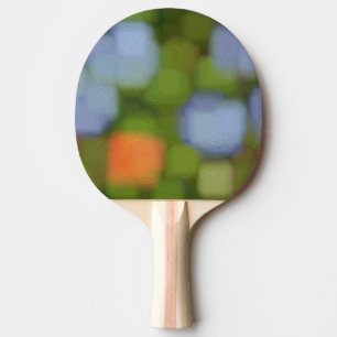 Raquette De Ping Pong Peinture Abstraite multicolore