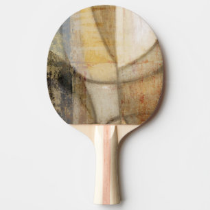 Raquette De Ping Pong Peinture de ton texturisée approximative de la