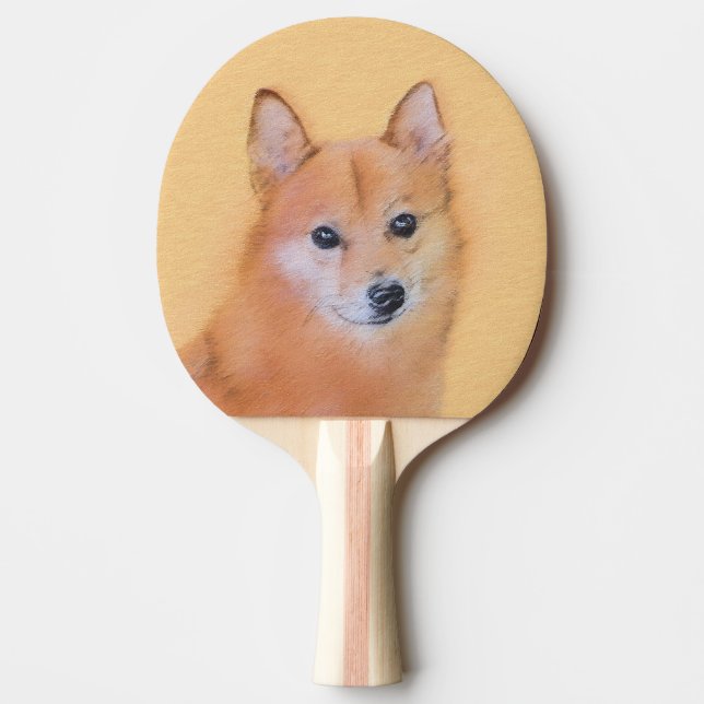 Raquette De Ping Pong Peinture finlandaise Spitz - Jote Original Chien A (Devant)