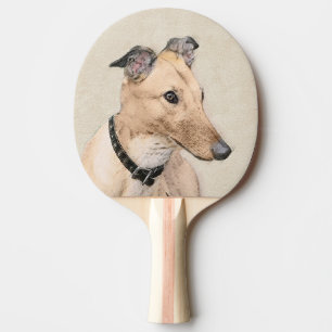 Raquette De Ping Pong Peinture Greyhound - Cute Original Chien Art