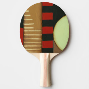 Raquette De Ping Pong Peinture lambrissée par style contemporain de