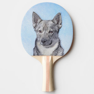 Raquette De Ping Pong Peinture Suédoise Vallhund - Cute Original Chien A