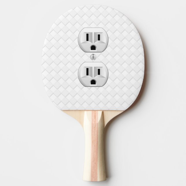 Raquette De Ping Pong Personnaliser d'amusement de la prise de courant é (Devant)