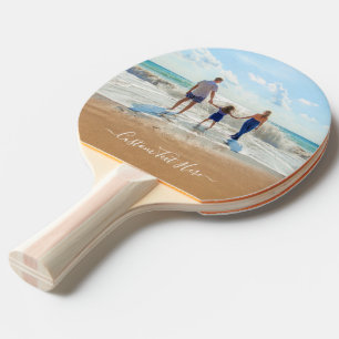 Raquette De Ping Pong Personnalisez vos pagaies photo avec texte
