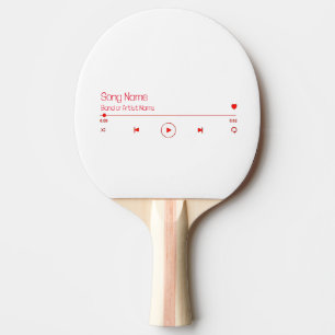 Raquette De Ping Pong Personnalisez votre musique préférée