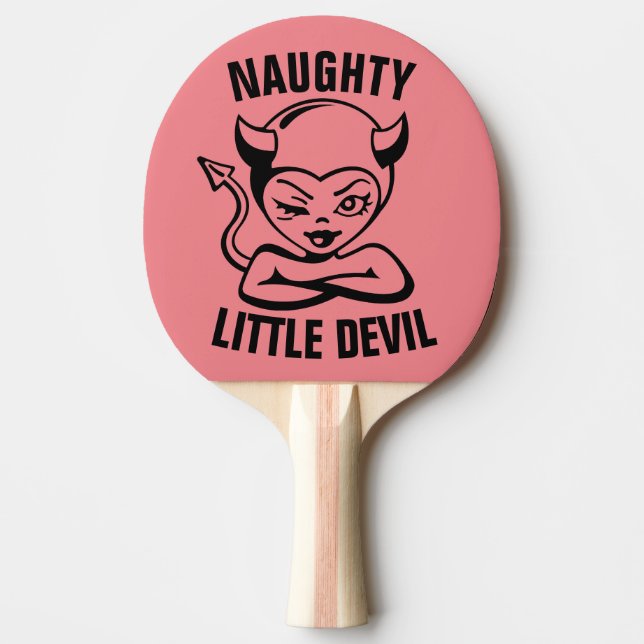 RAQUETTE DE PING PONG PETITE PETITE FILLE DE DIABLE (Devant)