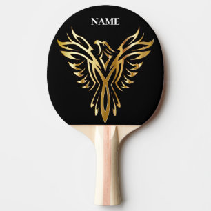 Raquette De Ping Pong Phoenix d'or, élégance