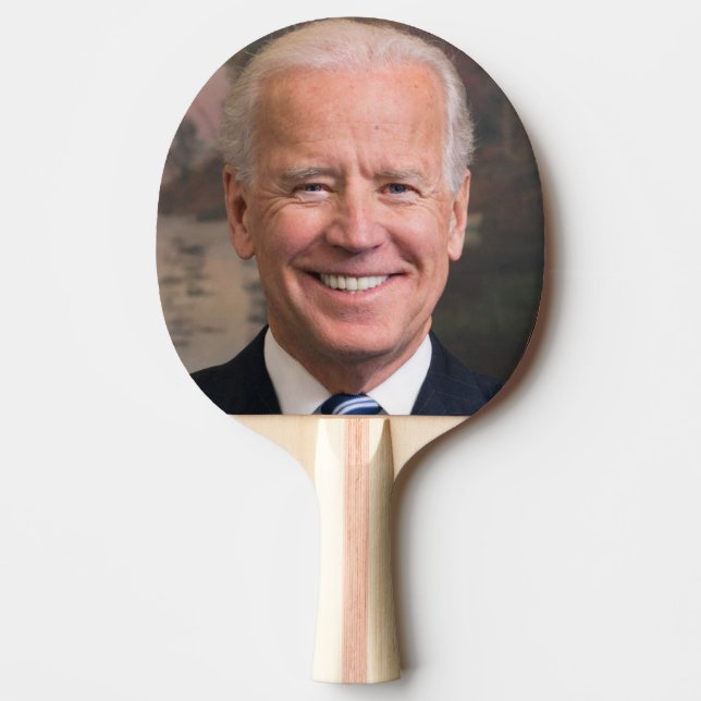 Raquette De Ping Pong Photo de Joe Biden Portrait (Devant)