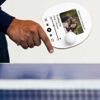 Raquette De Ping Pong Photo de la playlist de la chanson personnalisée m