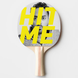 Raquette De Ping Pong Photo Drôle Visage