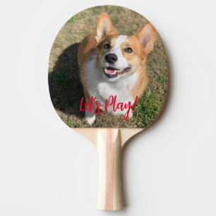 Raquette De Ping Pong Photo et texte complets personnalisés