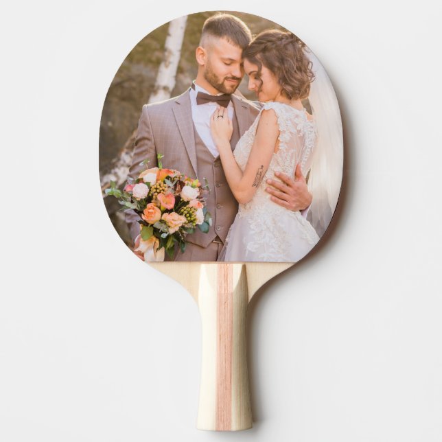 Raquette De Ping Pong Photo personnalisée en couple (Devant)
