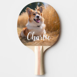 Raquette De Ping Pong Photo personnalisée pour animaux