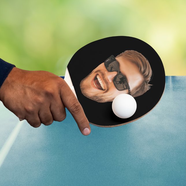 Raquette De Ping Pong Photographie personnalisée sur deux côtés amusante (Double Sided Funny Custom Printed Photo Ping Pong Paddle)