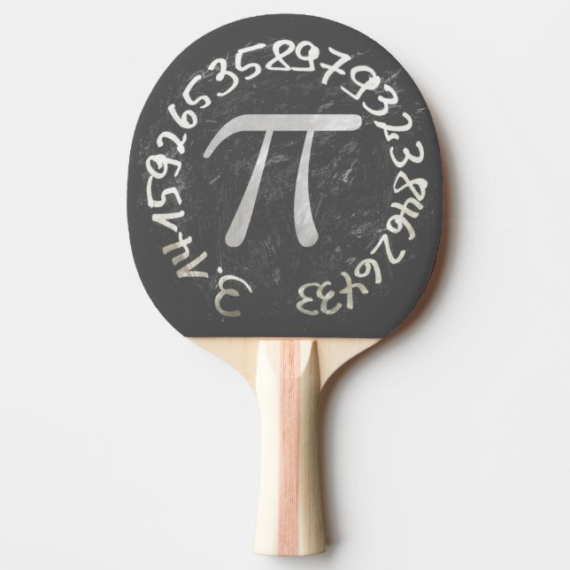 Raquette De Ping Pong Pi Day PiDay Chalkboard Education (Devant)