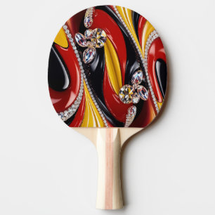 Raquette De Ping Pong Ping pong paddle aux couleurs belges