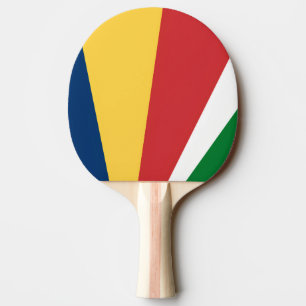 Raquette De Ping Pong Ping pong paddle aux couleurs des Seychelles