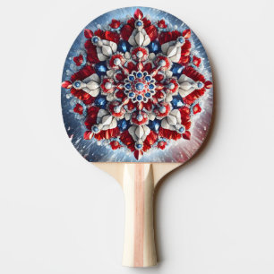 Raquette De Ping Pong Ping pong paddle aux couleurs norvégiennes