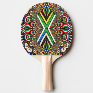 Raquette De Ping Pong Ping pong paddle aux couleurs sud-africaines