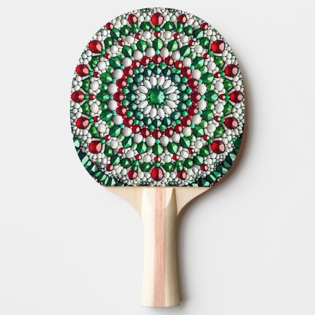 Raquette De Ping Pong Ping pong paddle avec couleurs italiennes (Devant)