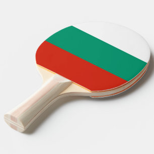 Raquette De Ping Pong Ping pong paddle avec Drapeau de Bulgarie
