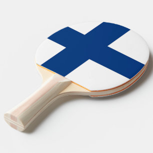 Raquette De Ping Pong Ping pong paddle avec Drapeau de Finlande