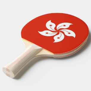 Raquette De Ping Pong Ping pong paddle avec Drapeau de Hong Kong