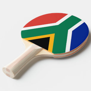 Raquette De Ping Pong Ping pong paddle avec Drapeau de l'Afrique du Sud
