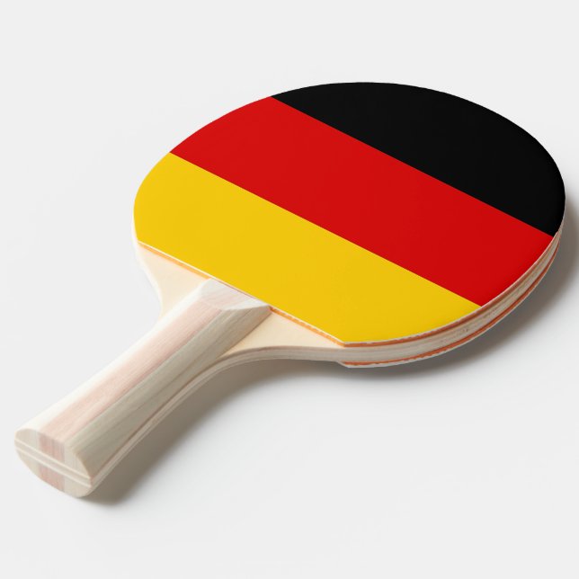 Raquette De Ping Pong Ping pong paddle avec Drapeau de l'Allemagne (Devant Angle)