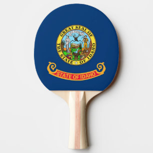 Raquette De Ping Pong Ping pong paddle avec Drapeau de l'Idaho, USA