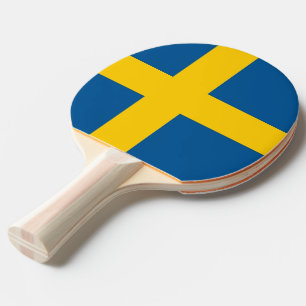 Raquette De Ping Pong Ping pong paddle avec Drapeau de Suède
