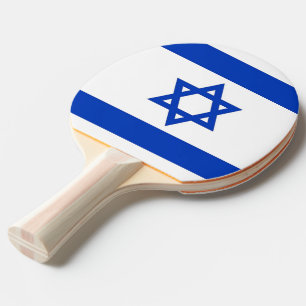 Raquette De Ping Pong Ping pong paddle avec Drapeau d'Israël