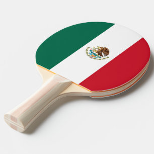 Raquette De Ping Pong Ping pong paddle avec Drapeau du Mexique